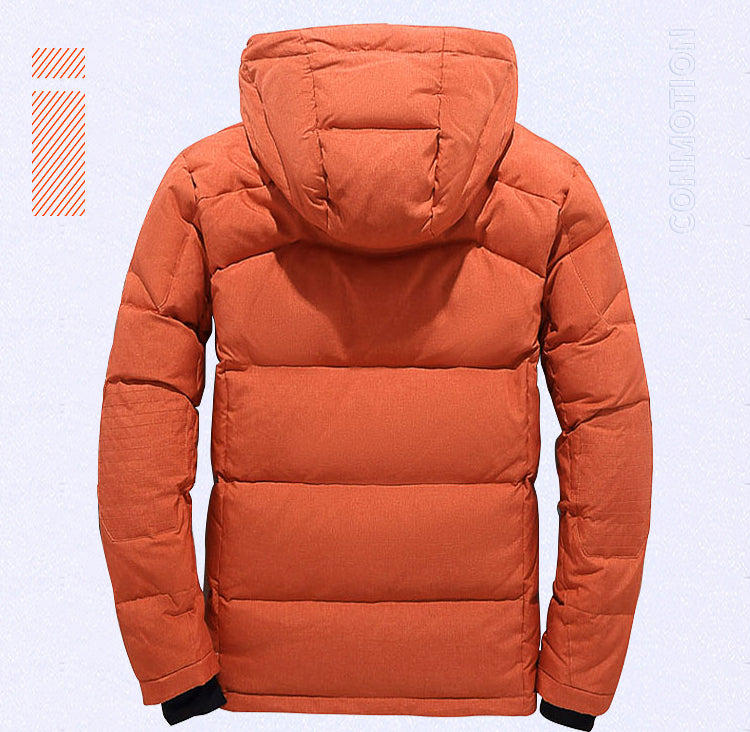 Thick Down Jacket with Collar for Men