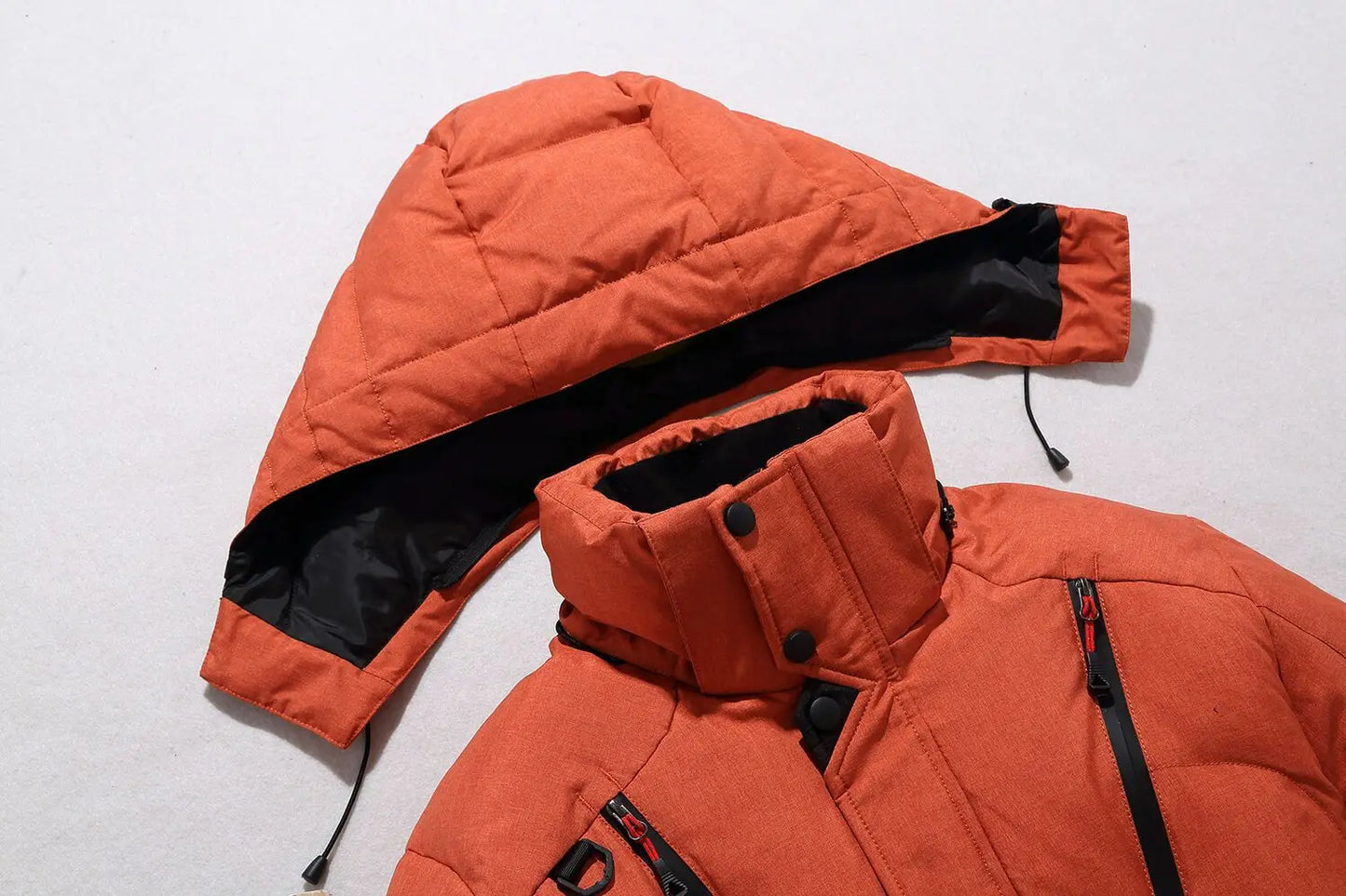 Thick Down Jacket with Collar for Men